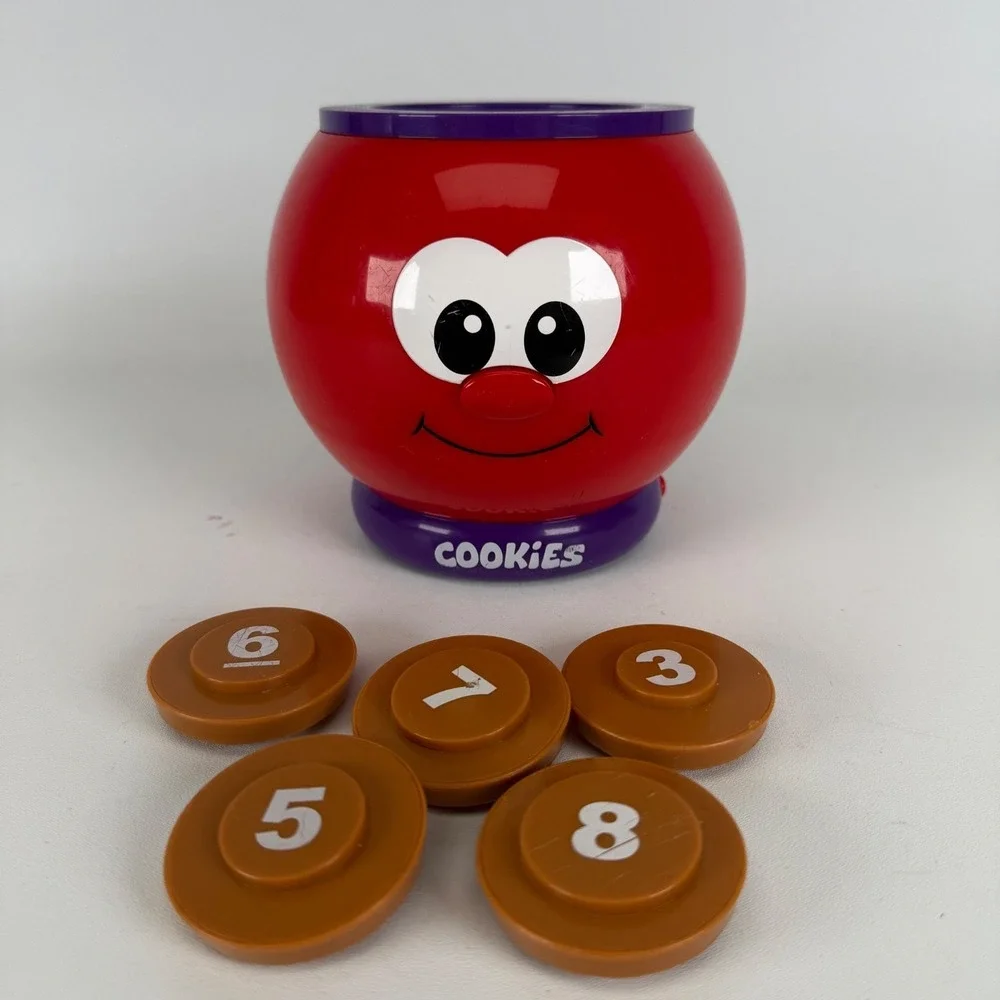The Learning Journey Learn With Me - Count And Learn Cookie Jar 5 COOKIES NO LID
